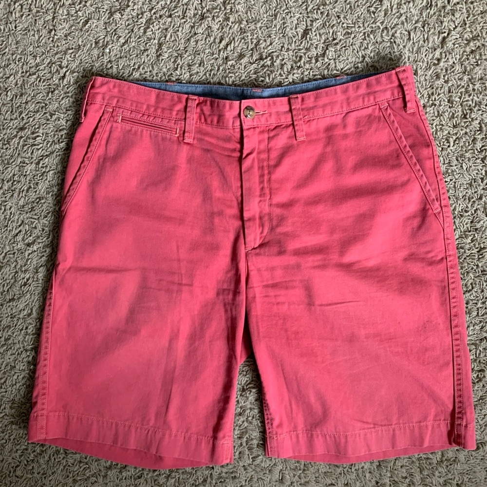 Polo Ralph Lauren men’s size 35 relaxed fit raspberry pink flat chino shorts